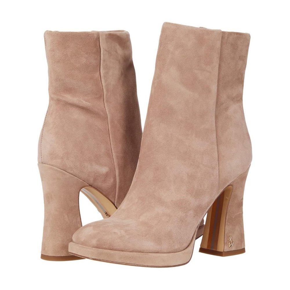 NWT:  Sam Edelman Jaye Cashmere Suede Ankle Booties